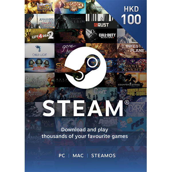 steam 點卡 · Steam預付卡100HKD · Steam點卡批發 · 買賬號